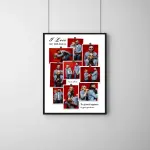 Personalized Scrapbook Style Couple Frame – Creative Photo Collage with Love Quotes