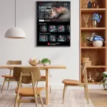 LOVEFLIX Premium Frame – Personalized Netflix Style Love Story Dashboard