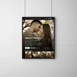 LOVEFLIX Featured Frame – Personalized Netflix Style Couple Poster