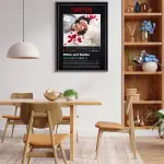 LOVEFLIX Couple Frame – Personalized Netflix Style Love Story Photo Frame