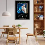 Lovetify Music Frame – Personalized Spotify Style Couple Photo Frame