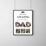 Amazing Dad Crown Frame – Personalized Premium Father Photo Frame