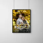 Hanging Memory Couple Frame – Personalized Romantic Photo Frame