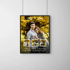 Hanging Memory Couple Frame – Personalized Romantic Photo Frame