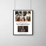 Favorite Hero Collage Frame – Personalized Grandpa Memory Photo Frame