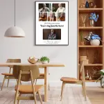 Favorite Hero Collage Frame – Personalized Grandpa Memory Photo Frame