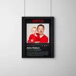 DADFLIX Frame – Personalized Netflix Style Father Story Photo Frame