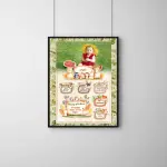 Woodland Baby Birth Frame – Personalized Newborn Memory Keepsake with Cute Animal Theme